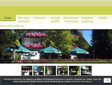 Tablet Screenshot of hirsch-landgasthof-langenbrand.com